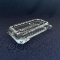 Контейнер одноразовый с крышкой К-19/08 (аналог РК-19) ПЭТ (внутр. 190х80х40) 