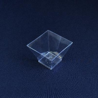 Креманка фуршетная ПС ПАГОДА V=200мл 12шт прозрачная 80х80мм