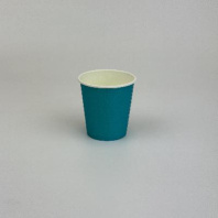 Стакан бумажный 110(130)мл БИРЮЗОВЫЙ 50шт D=63, d=44, H=65мм