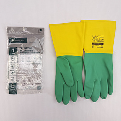 Перчатки латексные с НЕОПРЕНОМ "L" 1пара/115гр ... Перчатки латексные с НЕОПРЕНОМ "L" 1пара/115гр ...