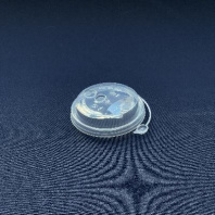 Крышка ПП 90мм с ЗАГЛУШКОЙ 50шт ПРОЗРАЧНАЯ МАТОВАЯ(!!!) ОптиКом 