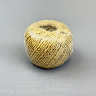 Шпагат ДЖУТОВЫЙ крученый 2-х ниточный 100м (1,20 кТекс) 