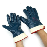 Перчатки КРАГА нитриловые (синие) 1пара 