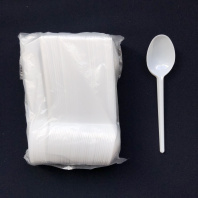 Ложка столовая одноразовая БЕЛАЯ УП=100шт 160мм ЭЛПИ 