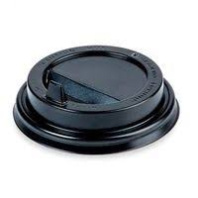 Крышка 80мм с КЛАПАНОМ 100шт ЧЁРНАЯ МАТОВАЯ(!!!) КАШТАН 