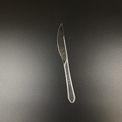 Нож ЛЮКС прозрачный УП=100шт 17см ЭЛПИ Арт.33731 