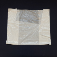Пакет майка ПНД 42+20х72 (15) БЕЛАЯ 50шт
