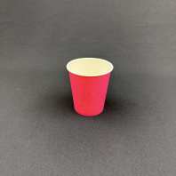 Стакан 250(280)мл бумажный РОЗОВЫЙ 50шт D=80, d=57, H=88мм ФОРМАЦИЯ Арт.54424 