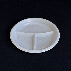 Тарелка десертная ПС D=205мм 3-х секц. БЕЛАЯ 100шт ЭКО Ат... Тарелка десертная ПС D=205мм 3-х секц. БЕЛАЯ 100шт ЭКО Ат...