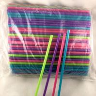 Трубочки  8х240мм УП=250шт ПРЯМЫЕ ЦВЕТНЫЕ