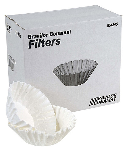 Фильтр для кофемашин бумажный 250шт d=85 D=245 Bravilor Bonamat 