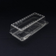 Контейнер с крышкой ПР-К-19В (ВЫСОКАЯ) ПЭТ (внеш. 210х110х75) Протэк КОРОБ=400шт 