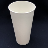 Стакан 500(650)мл бумажный  БЕЛЫЙ 40шт(!!!) D=90, d=60, H=168мм ВИРИДО 