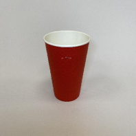 Стакан бумажный 2сл 400мл для горячего УП=25шт d=90мм Waffle Red