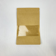 Пакет бумажный ДОЙ-пак КРАФТ с замком 240х150 1шт ОКНО- 70мм