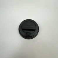 Крышка 80мм с КЛАПАНОМ 100шт ЧЁРНАЯ СкандиПакк 