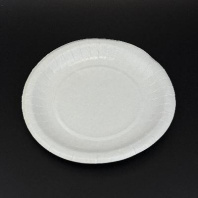 Тарелка картон D=210мм ламинир. БЕЛАЯ 50шт 