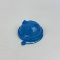 Крышка-КУПОЛ "УШКИ" 90мм СИНЯЯ 45шт СМАРТПЛАСТ 