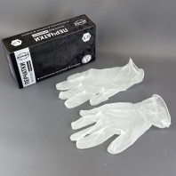 Перчатки виниловые неопудренные AVIORA "L" УП=100шт Арт.402-639 