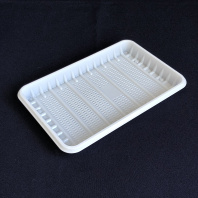 Лоток ПС 1,0кг №3 БЕЛЫЙ 100шт 220х140х20мм Атлас 