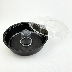 Контейнер круглый ПЭТ КД-106 ЧЁРНЫЙ 850мл + КРЫШКА 100шт ... Контейнер круглый ПЭТ КД-106 ЧЁРНЫЙ 850мл + КРЫШКА 100шт ...