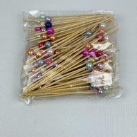 Пики деревянные "Жемчужина" 9см УП=100шт