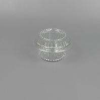 Контейнер для ДЕСЕРТОВ ПР-М-195(Д-прозр) + КРЫШКА ПР-М-200(К-прозр) (внеш.D=95,H=60) 