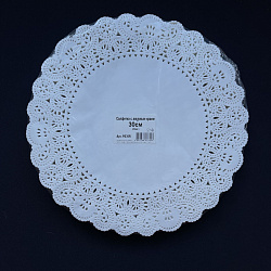 Салфетки ажурные круглые D=30см УП=250шт 