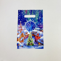 Пакет ВР(вырубная ручка) ПВД НГ 20х30см (30) Волшебная ночь 100шт 