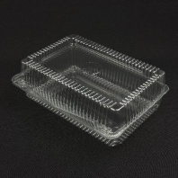 Контейнер одноразовый с крышкой ПР-К-25В (высокая) ПЭТ 20шт внеш.265х193х86мм