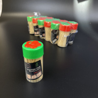 Зубочистки бамбук УП=180шт в банке МИКС (12бан) 