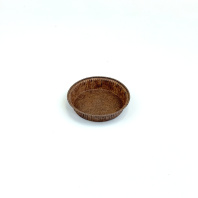 Форма бумажная ПАЙ КОРИЧНЕВАЯ 150шт D=100, d=90, H=20мм Формация Арт.С90-21Р 