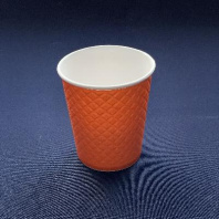 Стакан бумажный 2сл 250мл для горячего УП=50шт d=80мм  СОТЫ (3цвета)