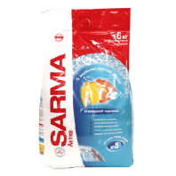 Стиральный порошок Сарма актив 6кг п/п ПАКЕТ 