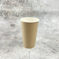 Стакан бумажный 2сл 400мл для горячего УП=25шт d=90мм Waffle Kraft ФОРМАЦИЯ Арт.23043 