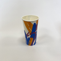 Стакан для ХОЛОДного 500(600)мл бумажный Айсберг 50шт D=90, d=62, H=157мм Пэйпер Кап 