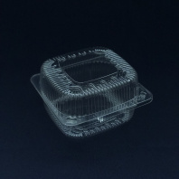 Контейнер с крышкой ПР-К- 9 ПЭТ (внеш. 130х130х78) Протэк КОРОБ=550шт 