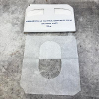 Покрытия на унитаз УП=250шт бумажные 37х42см V-сложение