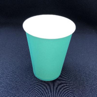 Стакан 350(400)мл бумажный БИРЮЗОВЫЙ 50шт D=90, d=59, H=112мм ПБФ Арт.18606 