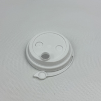 Крышка ПП 80мм с ЗАГЛУШКОЙ 50шт БЕЛАЯ СМАРТПЛАСТ 