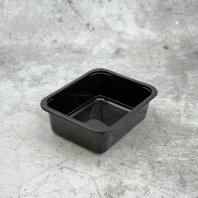 Лоток под запайку одноразовый ПР-Л 164х132х55 ЧЁРНЫЙ