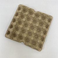 Упаковка для яиц КУРИНЫХ картон "20шт" СЕРАЯ 295х295мм КОРОБ=25шт