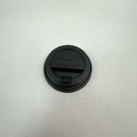 Крышка 80мм с КЛАПАНОМ 100шт ЧЁРНАЯ