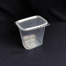 Контейнер прямоуг. ПП  НОВЫЙ 108х82 500мл 100шт Д-Полимер 