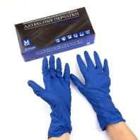 Перчатки медицинские латексные High Risk УП=50шт "M" смотровые, неопудренные, особопрочные