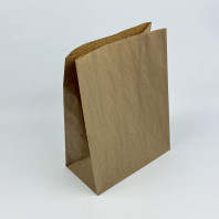 Пакет бум. прямоуг. дно КРАФТ 290х220х120 50шт пл.50гр 