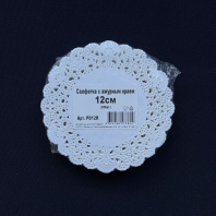 Салфетки ажурные круглые D=12см УП=250шт 