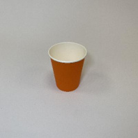 Стакан 250(260)мл бумажный ОРАНЖЕВЫЙ 50шт D=80, d=57, H=92,5мм ПБФ Арт.18600 
