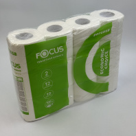 Бумага туалетная FOCUS Eco 2сл УП=12шт L=15м K=125шт 120х92мм Арт.5071518 
