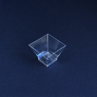 Креманка фуршетная ПС ПАГОДА V=120мл 25шт прозрачная 67х67мм Арт.5032 